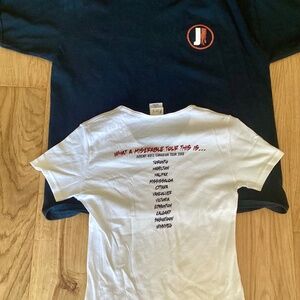 Jeremy HOTZ his and hers Signed 2008 Tour t-shirt bundle